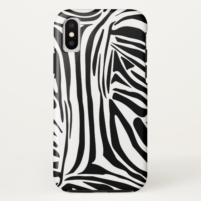 Zebra-Muster Case-Mate iPhone Hülle (Rückseite)