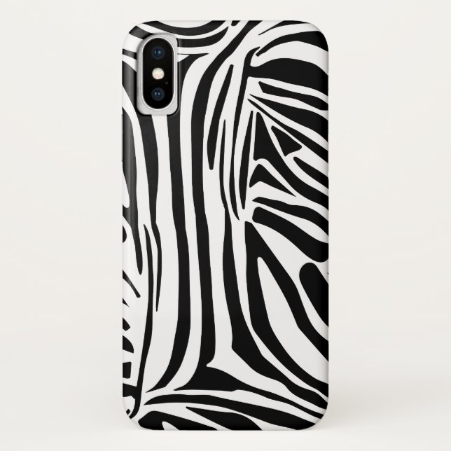 Zebra-Muster Case-Mate iPhone Hülle (Rückseite)