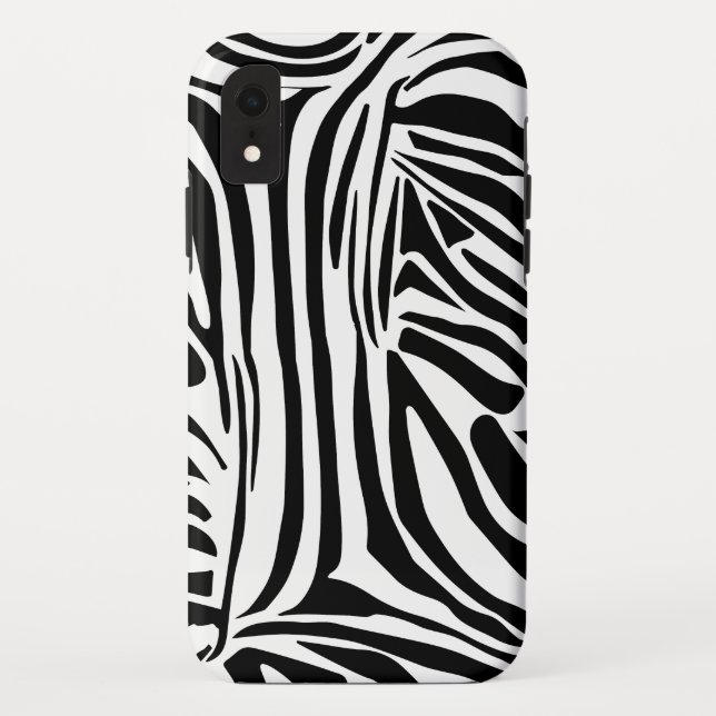 Zebra-Muster Case-Mate iPhone Hülle (Rückseite)