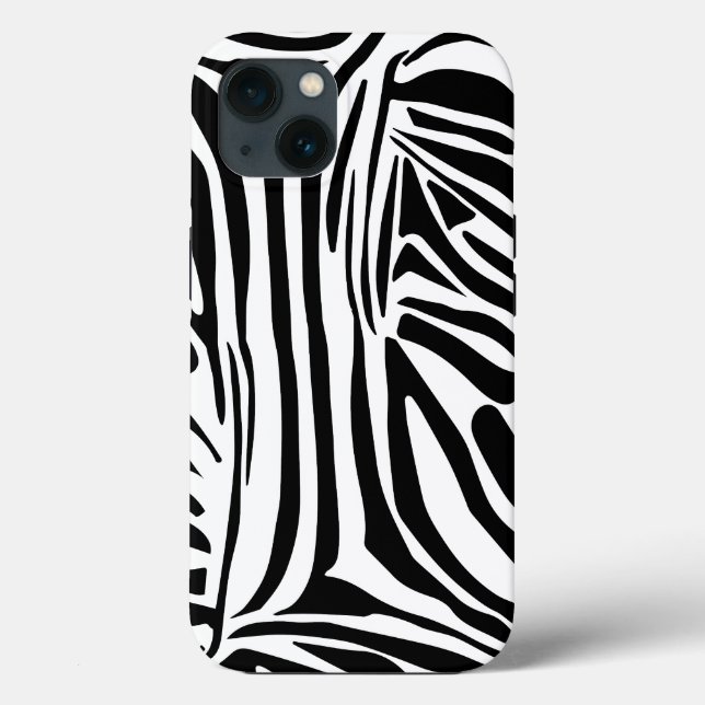 Zebra-Muster Case-Mate iPhone Hülle (Rückseite)