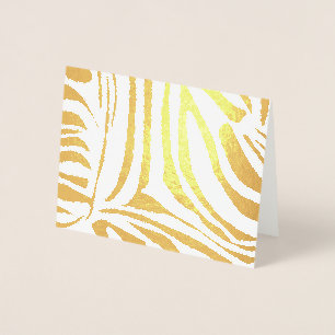 Zebra-Muster Folienkarte