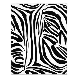 Zebra-Muster Fotodruck