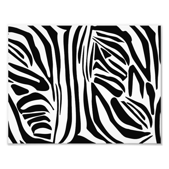 Zebra-Muster Fotodruck (Vorne)