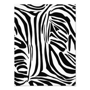 Zebra-Muster Fotodruck