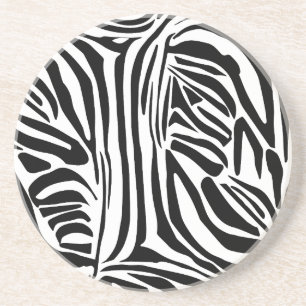 Zebra-Muster Getränkeuntersetzer