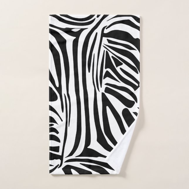 Zebra-Muster Handtuch (Handtuch)
