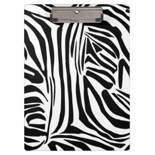 Zebra-Muster Klemmbrett