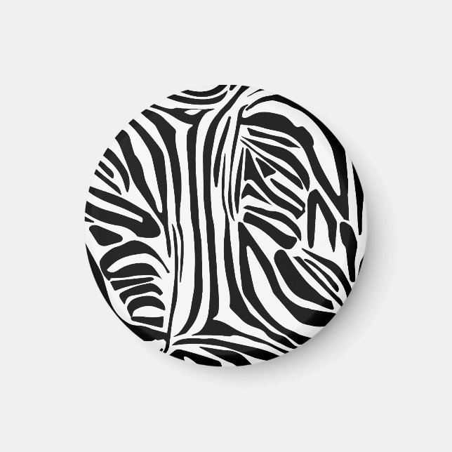 Zebra-Muster Magnet (Vorne)