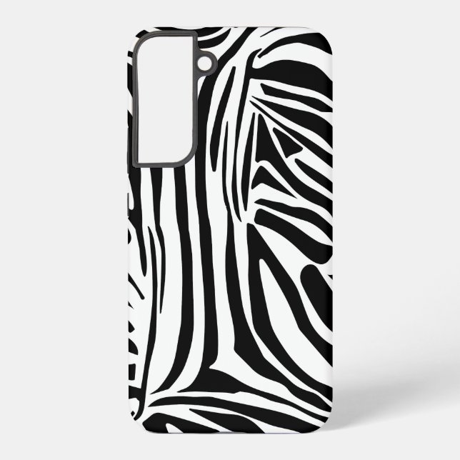 Zebra-Muster Samsung Galaxy Hülle (Rückseite)