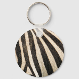 Zebra-Muster Schlüsselanhänger