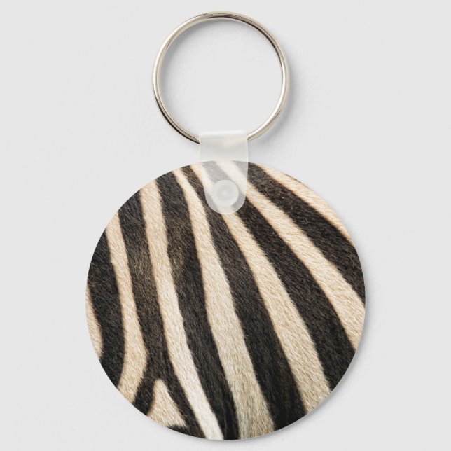 Zebra-Muster Schlüsselanhänger (Vorderseite)