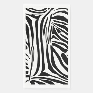 Zebra-Muster Serviette