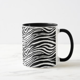 Zebra-Muster-Tasse Tasse