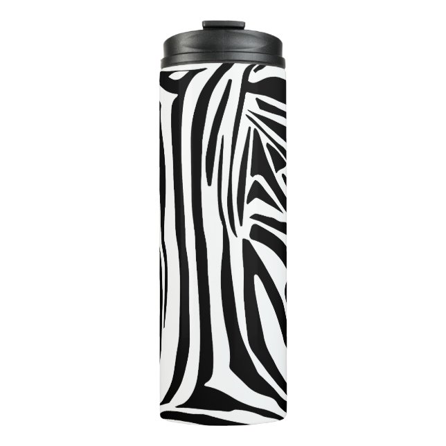 Zebra-Muster Thermosbecher (Vorderseite)
