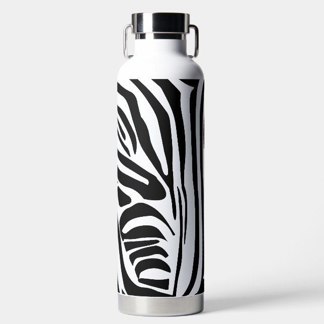 Zebra-Muster Trinkflasche (Vorderseite)