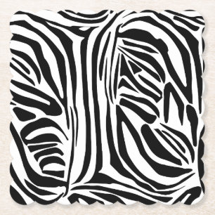 Zebra-Muster Untersetzer