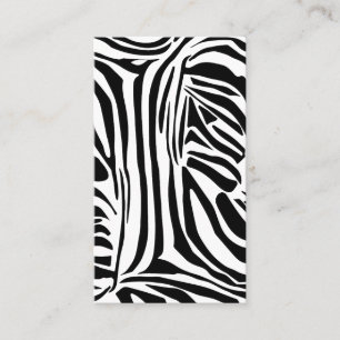 Zebra-Muster Visitenkarte