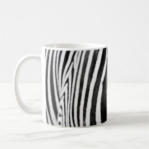 ZEBRA-NAH-UP-ANSICHT KAFFEETASSE