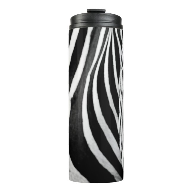 ZEBRA-NAH-UP-ANSICHT THERMOSBECHER (Vorderseite)