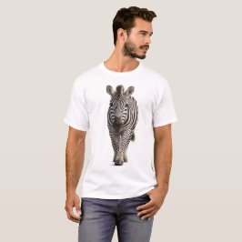 Zebra nähert sich T-Shirt