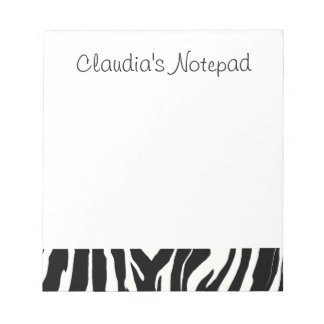 Zebra Notepad Notizblock