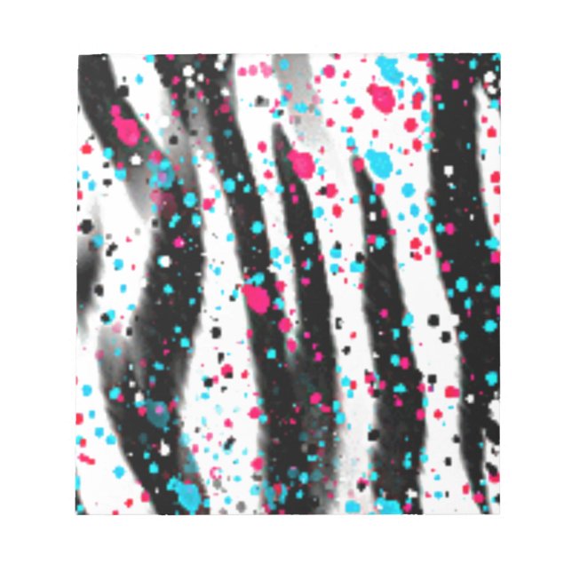 Zebra Notizblock (Vorderseite)