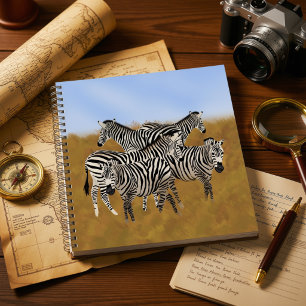 Zebra Notizbuch   Serengeti Safari Souvenir