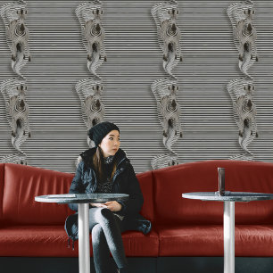 Zebra-optische Illusion, Schwarz-Weiß-Pegel und -S Tapete