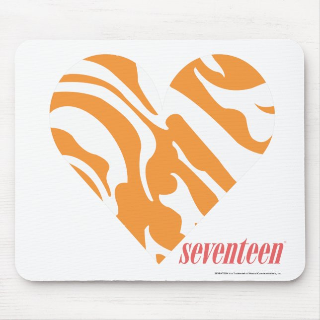 Zebra-Orange 2 Mousepad (Vorne)