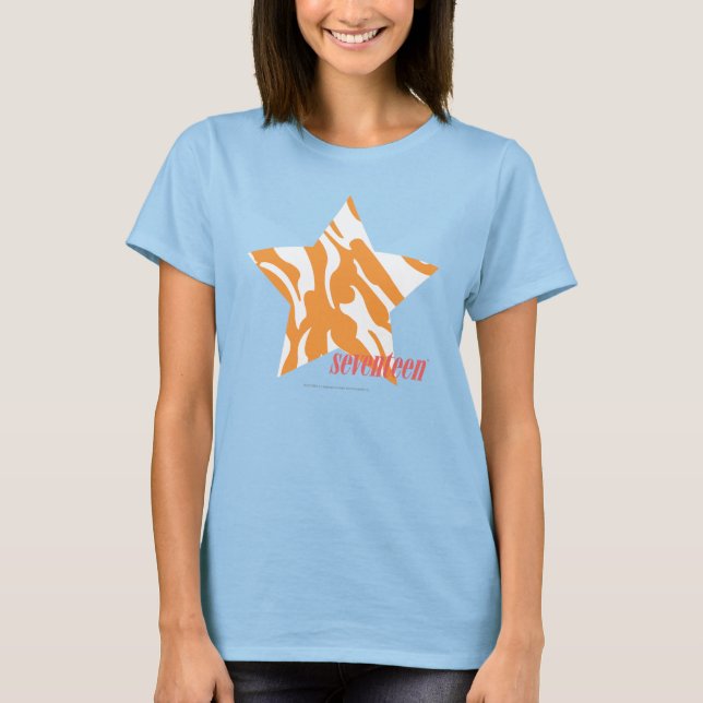 Zebra Orange 3 T-Shirt (Vorderseite)