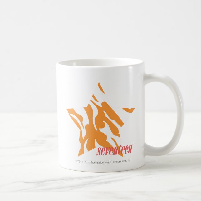 Zebra-Orange 3 Tasse (Rechts)