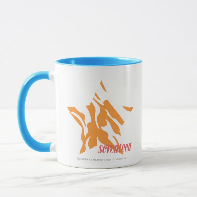 Zebra-Orange 3 Tasse (Links)