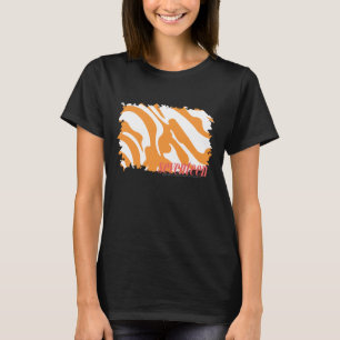 Zebra-Orange 4 T-Shirt