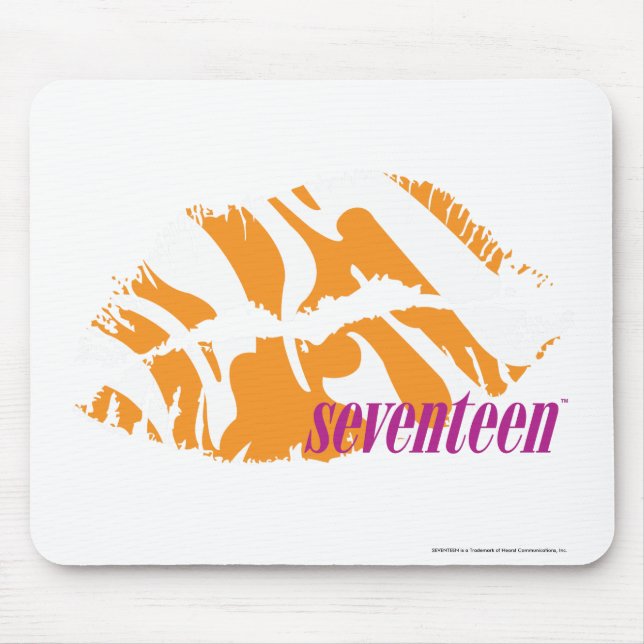 Zebra-Orange Mousepad (Vorne)