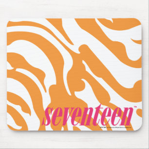 Zebra-Orange Mousepad