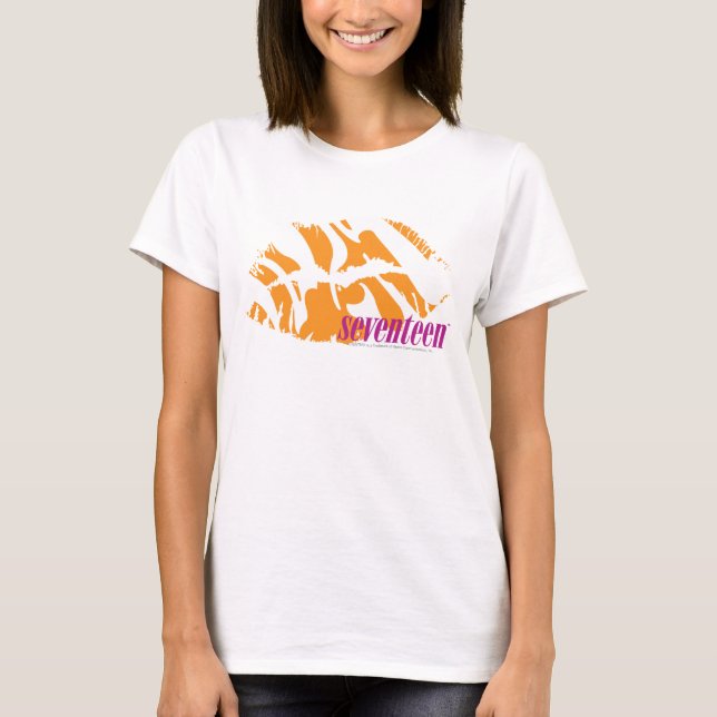 Zebra Orange T-Shirt (Vorderseite)