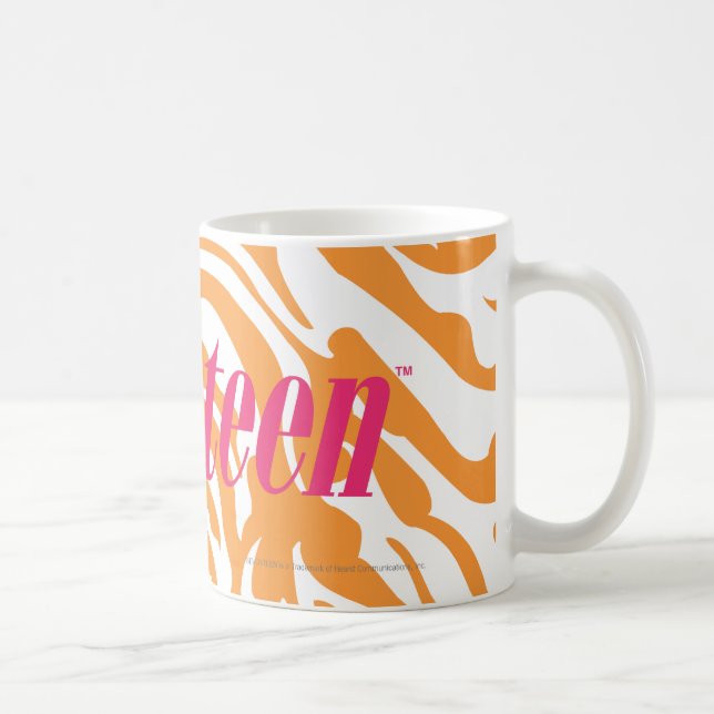 Zebra-Orange Tasse (Rechts)