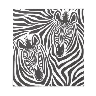 Zebra-Paare Notizblock