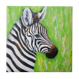 Zebra Painting Fliese