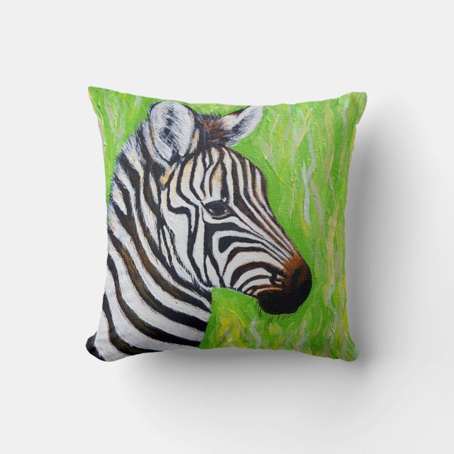 Zebra Painting Kissen (Vorderseite)