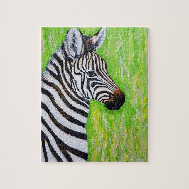 Zebra Painting Puzzle (Vertikal)