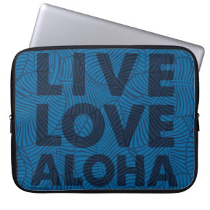 Zebra Palm Aloha Hawaiian Tropical Wetsuit Laptop Laptopschutzhülle