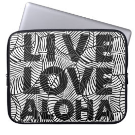 Zebra Palm Aloha Hawaiian Tropical Wetsuit Laptopschutzhülle
