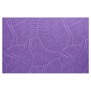 Zebra Palm Hawaiian Tropical Lila Stoff