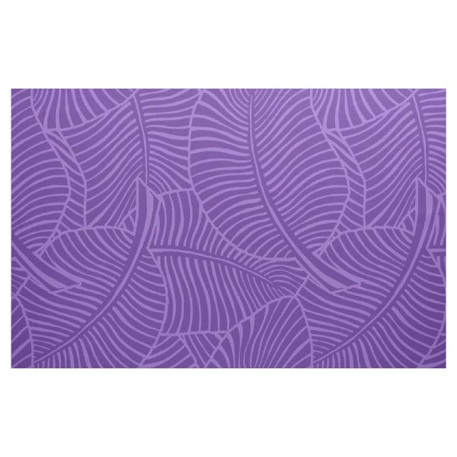 Zebra Palm Hawaiian Tropical Lila Stoff (Fat Quarter (45,7 x 55,9 cm))