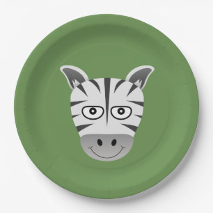 Zebra Pappteller