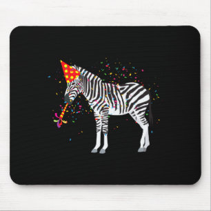 Zebra-Partys Tiere haben eine Party  Mousepad