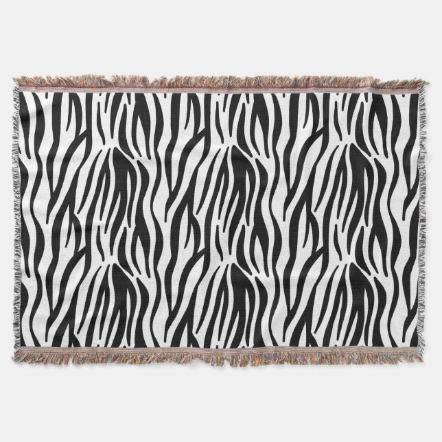 Zebra Pattern Blanket Decke (Vorderseite)