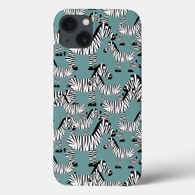 Zebra Pattern Case-Mate iPhone Hülle (Rückseite)