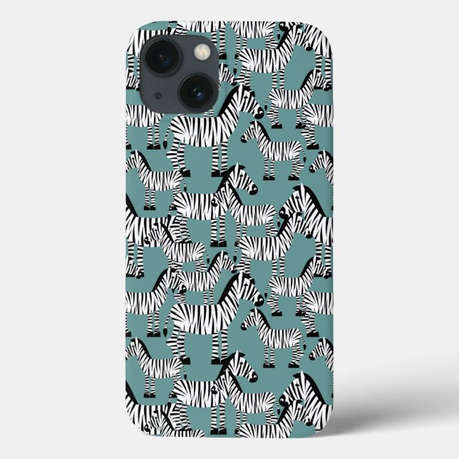 Zebra Pattern Case-Mate iPhone Hülle (Rückseite)